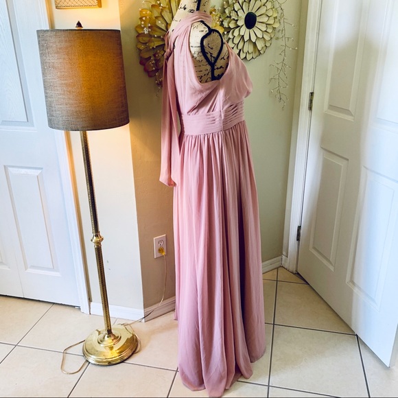 Azazie Iman bridesmaid dress | dusty rose - Picture 4 of 7